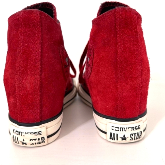 Converse Chuck Taylor Womens Dahila Lux Mid Hidden Platform Wedge - Picture 7 of 9